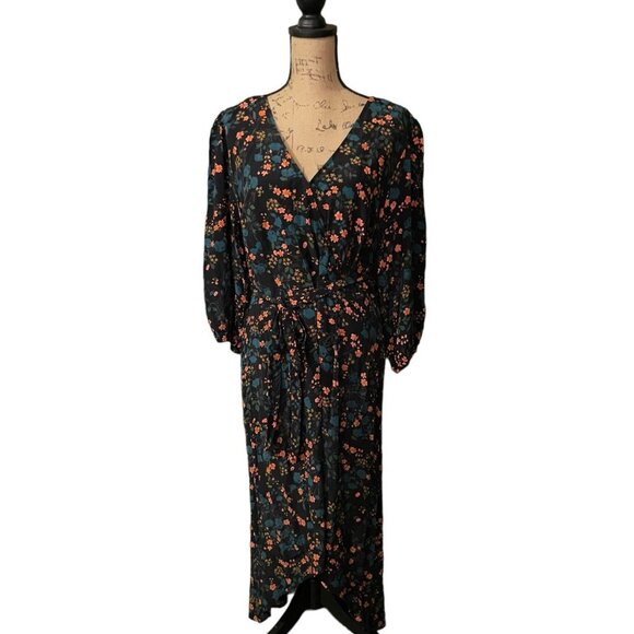 Ava & Viv Midi Floral Dress - Picture 1 of 7